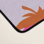 Les Fraises | 03 - Abstract Retro Fruit, Pink And Purple Print Preppy Strawberries Desk Mat Gallery Image 4