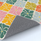 Vibrant Floral Quilt Pattern Rug Gallery Image 4