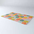 Vibrant Floral Quilt Pattern Rug Gallery Image 3