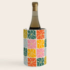 Vibrant Floral Quilt Pattern Wine Chiller Gallery Image 2