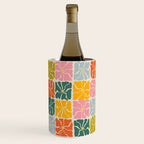 Vibrant Floral Quilt Pattern Wine Chiller Gallery Image 3