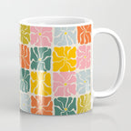 Vibrant Floral Quilt Pattern Coffee Mug Gallery Image 1