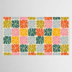 Vibrant Floral Quilt Pattern Tablecloth Gallery Image 2