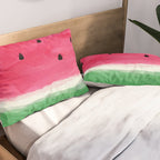 Watermelon Abstract Pillow Sham Gallery Image 2