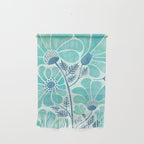Himalayan Blue Poppies Floral Wall Hanging Gallery Image 1