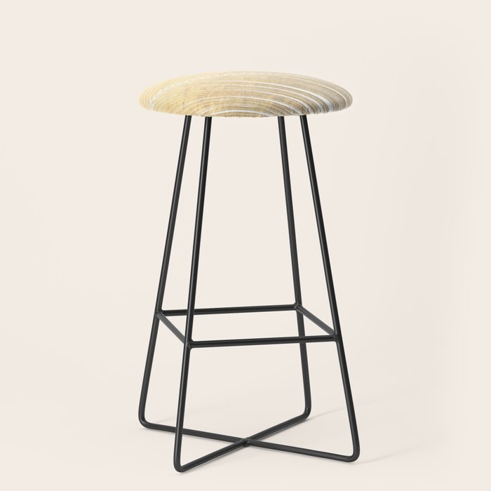 Palm leaf - gold Stool Gallery Image 1