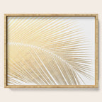 Palm leaf - gold Serving Tray Gallery Image 1