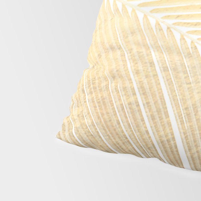 Palm leaf - gold Pillow Sham Gallery Image 4