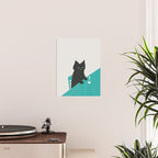 Cat drinking coffee Poster Gallery Image 2
