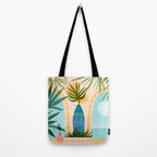 Welcome To The Hotel California Illustrated Landscape / Villa Series Tote Bag Gallery Image 2