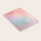 Boho Celestial Moon Abstract Cosmic Aura Art in Soft Pastels Notebook Gallery Image 3