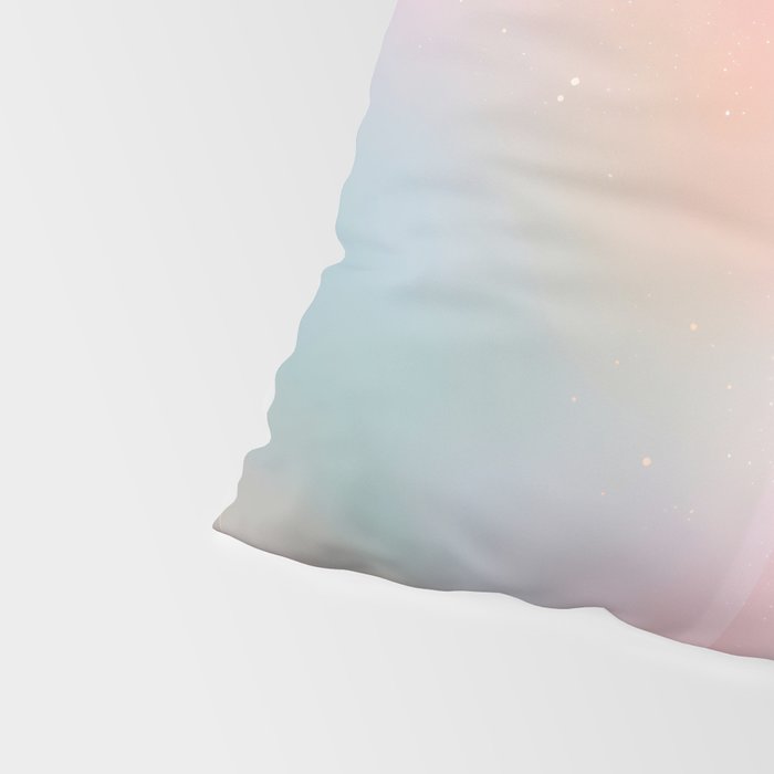 Boho Celestial Moon Abstract Cosmic Aura Art in Soft Pastels Pillow Sham Gallery Image 4