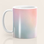 Boho Celestial Moon Abstract Cosmic Aura Art in Soft Pastels Coffee Mug Gallery Image 3