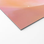 Boho Celestial Moon Abstract Cosmic Aura Art in Soft Pastels Welcome Mat Gallery Image 2