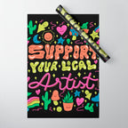 Support Your Local Artist Wrapping Paper Gallery Image 1