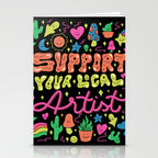 Support Your Local Artist Stationery Card Gallery Image 2