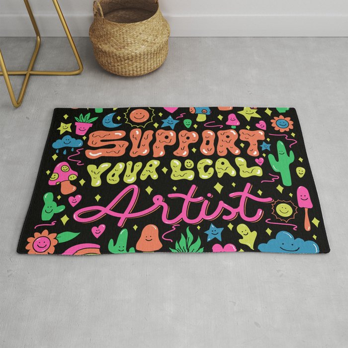 Support Your Local Artist Rug Gallery Image 1