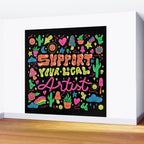 Support Your Local Artist Wall Mural Gallery Image 2