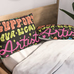 Support Your Local Artist Pillow Sham Gallery Image 2