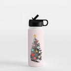 Retro Christmes tree no2 Water Bottle Gallery Image 1