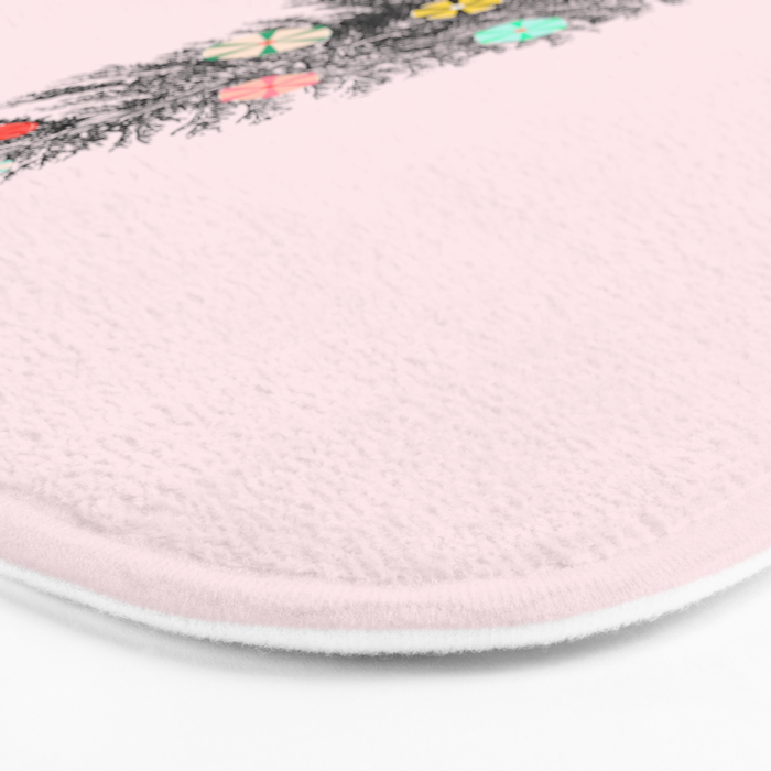Retro Christmes tree no2 Bath Mat Gallery Image 3