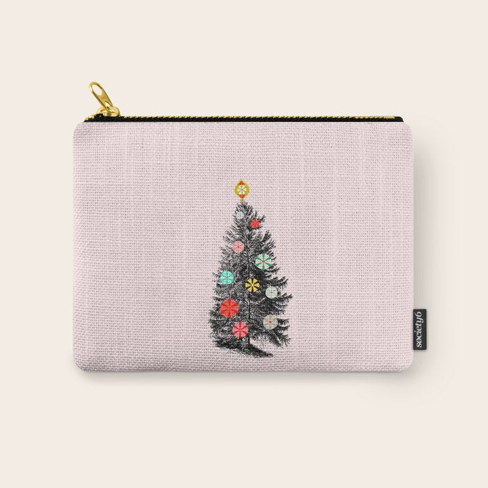 Retro Christmes tree no2 Carry All Pouch Gallery Image 1