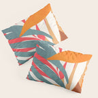 Abstract Boho Tropical Foliage 3 Pillow Sham Gallery Image 3