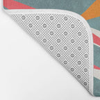 Abstract Boho Tropical Foliage 3 Bath Mat Gallery Image 2