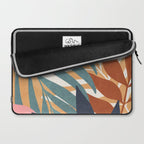 Abstract Boho Tropical Foliage 3 Laptop Sleeve Gallery Image 2