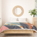 Abstract Boho Tropical Foliage 3 Duvet Cover Gallery Image 3