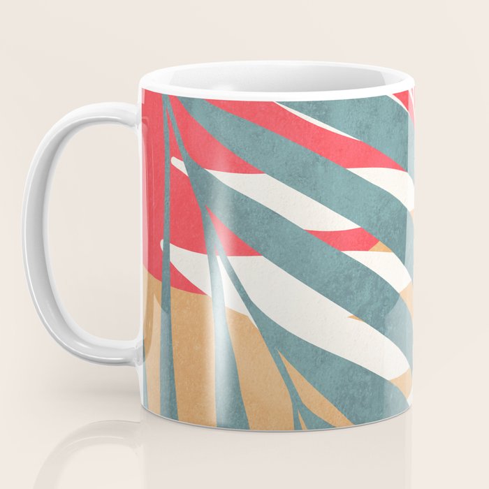 Abstract Boho Tropical Foliage 3 Coffee Mug Gallery Image 3