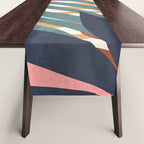 Abstract Boho Tropical Foliage 3 Table Runner Gallery Image 1