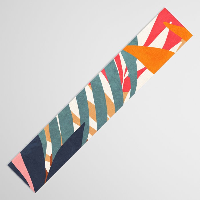 Abstract Boho Tropical Foliage 3 Table Runner Gallery Image 3