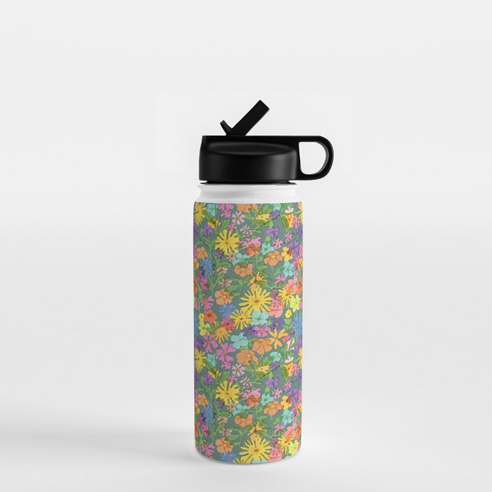 Garden at Night Water Bottle Gallery Image 1