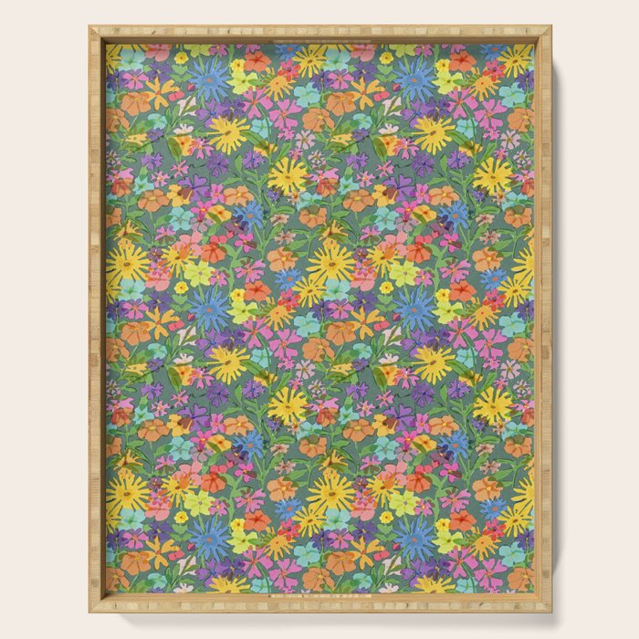 Garden at Night Serving Tray Gallery Image 1