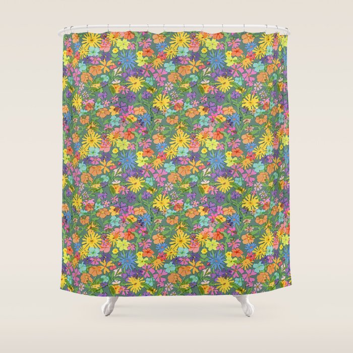 Garden at Night Shower Curtain Gallery Image 1