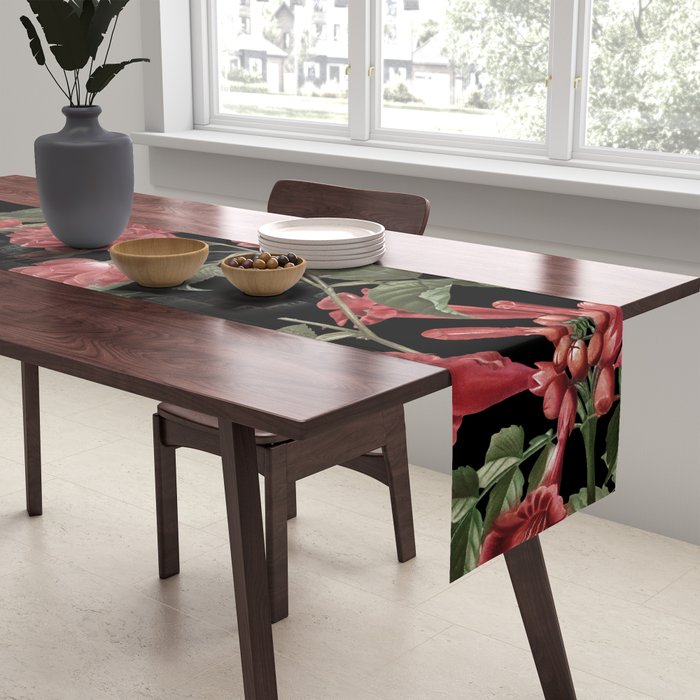 Vintage Roses, Floral Prints Table Runner Gallery Image 2
