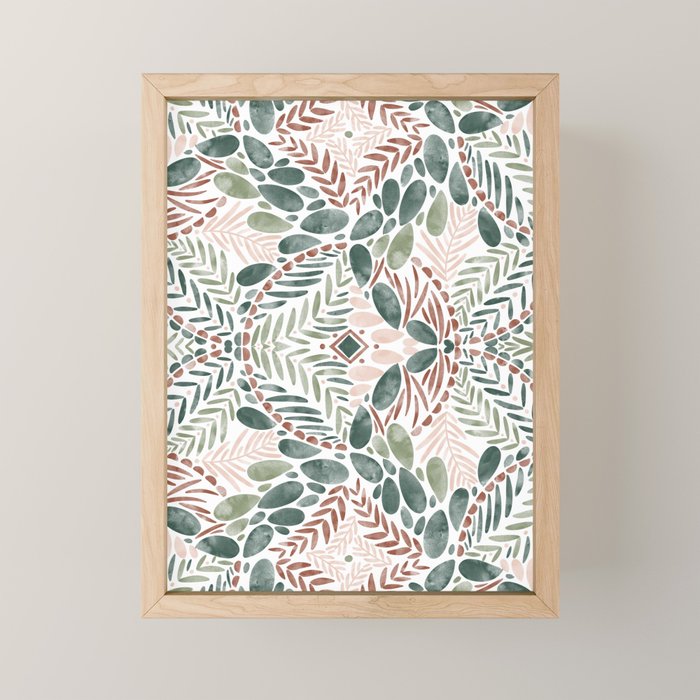 Jungle Charm Artistic Medley Mini Art Print Gallery Image 1