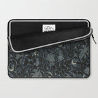 Mysterious Garden - midnight blue Laptop Sleeve Gallery Image 2