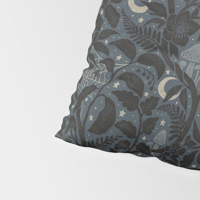Mysterious Garden - midnight blue Pillow Sham Gallery Image 4