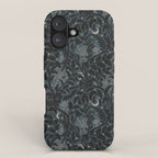 Mysterious Garden - midnight blue iPhone Case Gallery Image 1