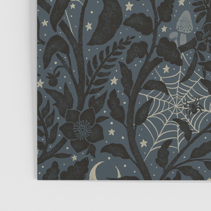 Mysterious Garden - midnight blue Poster Gallery Image 3