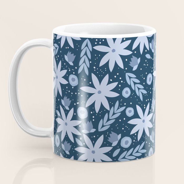 Monochromatic winter flowers Coffee Mug Gallery Image 3