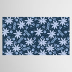 Monochromatic winter flowers Tablecloth Gallery Image 2