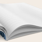 Monochromatic winter flowers Notebook Gallery Image 2