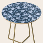Monochromatic winter flowers Side Table Gallery Image 2