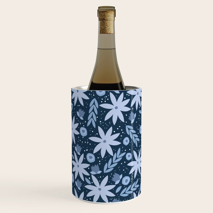 Monochromatic winter flowers Wine Chiller Gallery Image 2