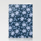 Monochromatic winter flowers Stationery Card Gallery Image 2