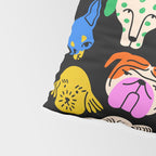 Funny colorful dog cartoon pattern Pillow Sham Gallery Image 4