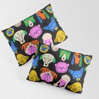 Funny colorful dog cartoon pattern Pillow Sham Gallery Image 3